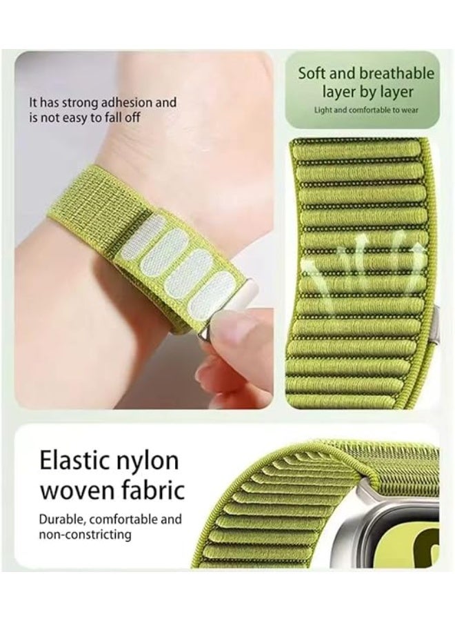 فكرة حلقة رياضية من فيكرا متوافقة مع ساعات هواوي GT4 و GT3 SE و GT2 برو مقاس 46 ملم، مصنوعة من النايلون للجنسين مقاس 22 ملم - Image 4